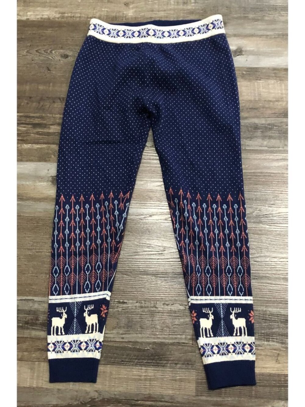 Free People x Intimately FP Falala Leggings Medium Blue Reindeer